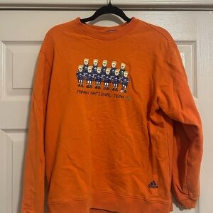 Adidas Orange Crewneck Sweater - Japan National Team